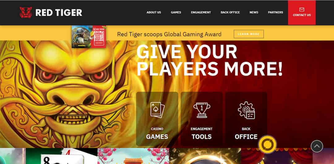 Hai sản phẩm cơ bản tại nhà sáng tạo game Red Tiger