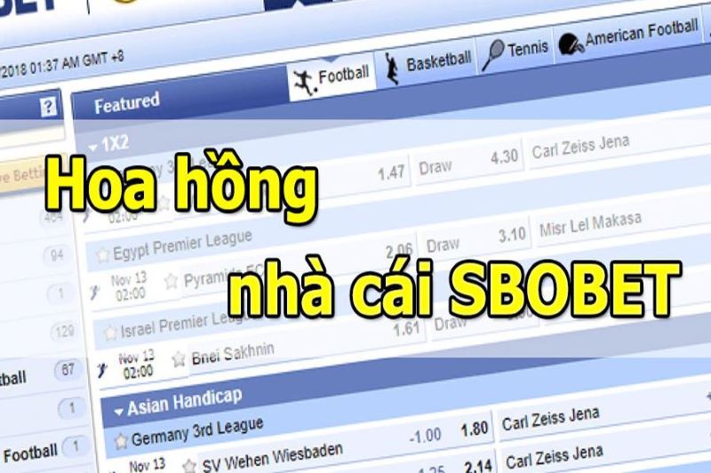 Chính sách chi trả hoa hồng dành cho đại lý Sbobet